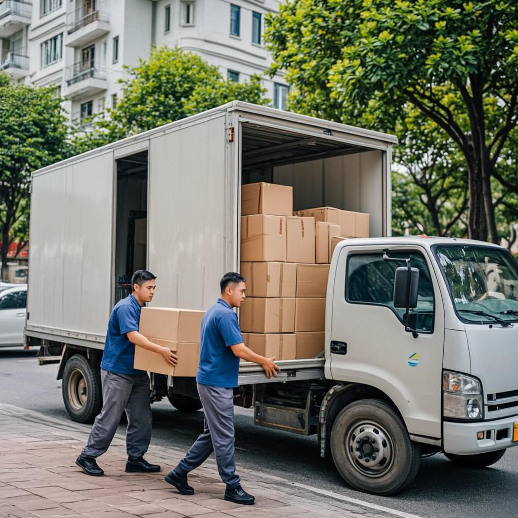 Moving service — truck + 2 movers, HCMC